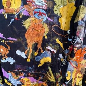 Vintage Paragraff Shirt Long Sleeve Collar Mother of Pearl Buttons Western XL